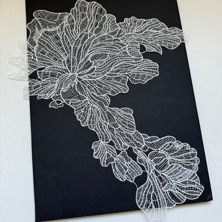 Water-Soluble Embroidery Flower Accessory - DIY Women's Wedding Dress & Clothing Decoration (R110)