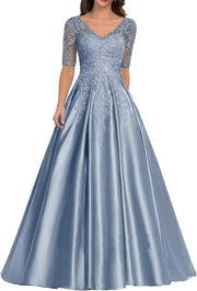 European and american style plus size evening gown - women's satin floor-length dress - perfect for weddings, bridesmaids, annual galas, and performances - flattering and figure-forgiving