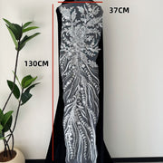 Zh481 beaded embroidery mesh pearl lace beaded accessories diy clothing dress decoration accessories