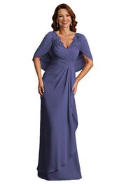 Fashion amazon cross-border banquet ladieswear wedding banquet women's clothing long evening dress annual meeting party host dress fat