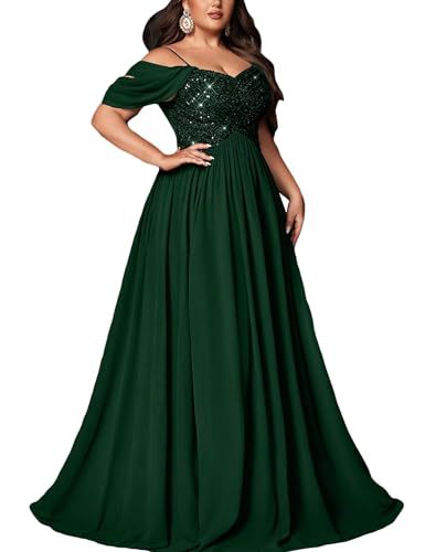 European and american plus size evening gowns: long, slimming dresses for banquets, parties, birthday celebrations, annual meetings, and hostess events