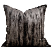 Luxury cushion cover in coffee and gold with soft fabric and elegant design for home decor