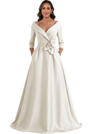 European and american style plus size evening gown - floor length dress for weddings, mother of the bride, annual meetings, and performances - flattering and figure-forgiving for curvy women