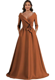 European and american style plus size evening gown - floor length dress for weddings, mother of the bride, annual meetings, and performances - flattering and figure-forgiving for curvy women