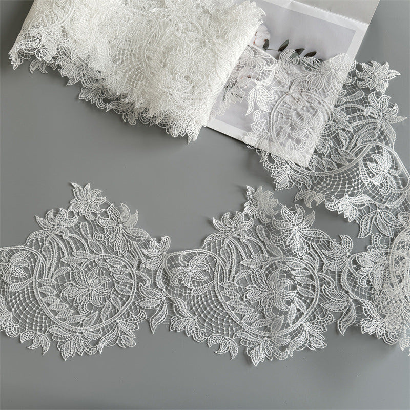 Barcode Hollow Fish Silk Lace - DIY Handmade Wedding Dress Veil & Decorative Accessory (R162)