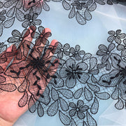 Milk silk hollow veil wedding dress lace, handmade DIY accessories dress accessories R33