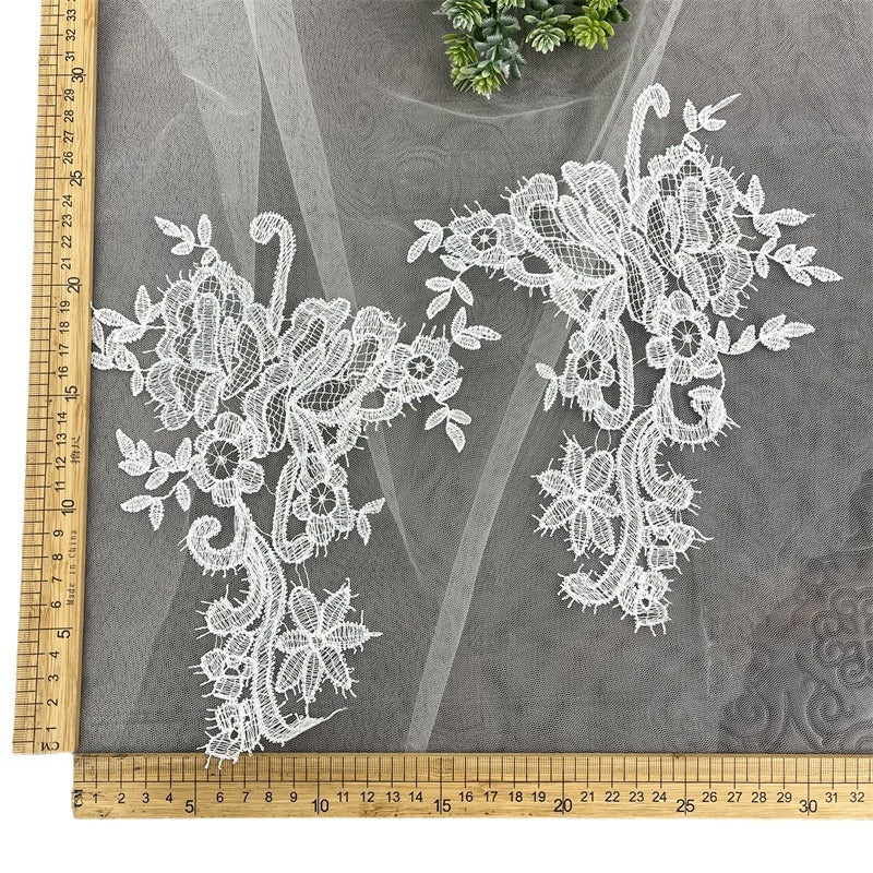 Haute Couture Water-Soluble Lace Embroidery Applique - DIY Clothing, Jewellery & Headgear Accessory
