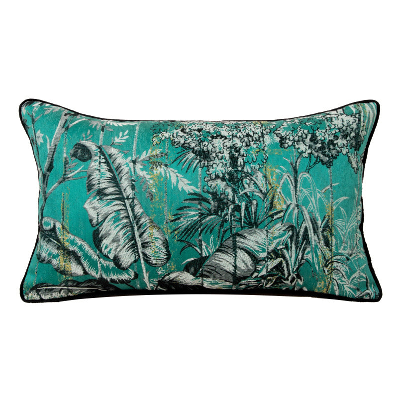 Chinese Inspired Cushion Cover - Elegant Accent for Living Rooms & Sofas