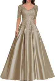 European and american style plus size evening gown - women's satin floor-length dress - perfect for weddings, bridesmaids, annual galas, and performances - flattering and figure-forgiving