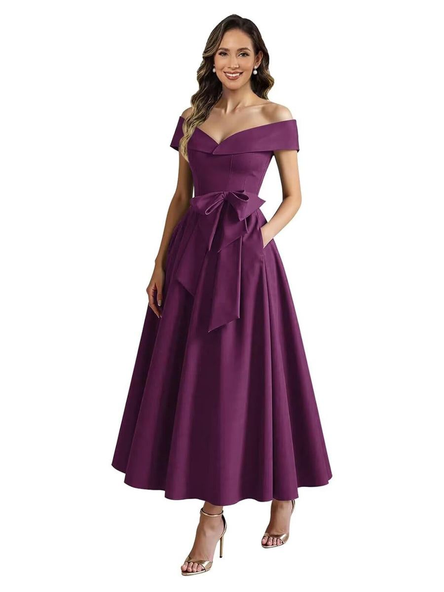 Plus size evening gown for women - satin wedding bridesmaid dress, perfect for annual meetings, performances, and special occasions. flattering and figure-enhancing, designed for curvy women. a stylish choice for mothers