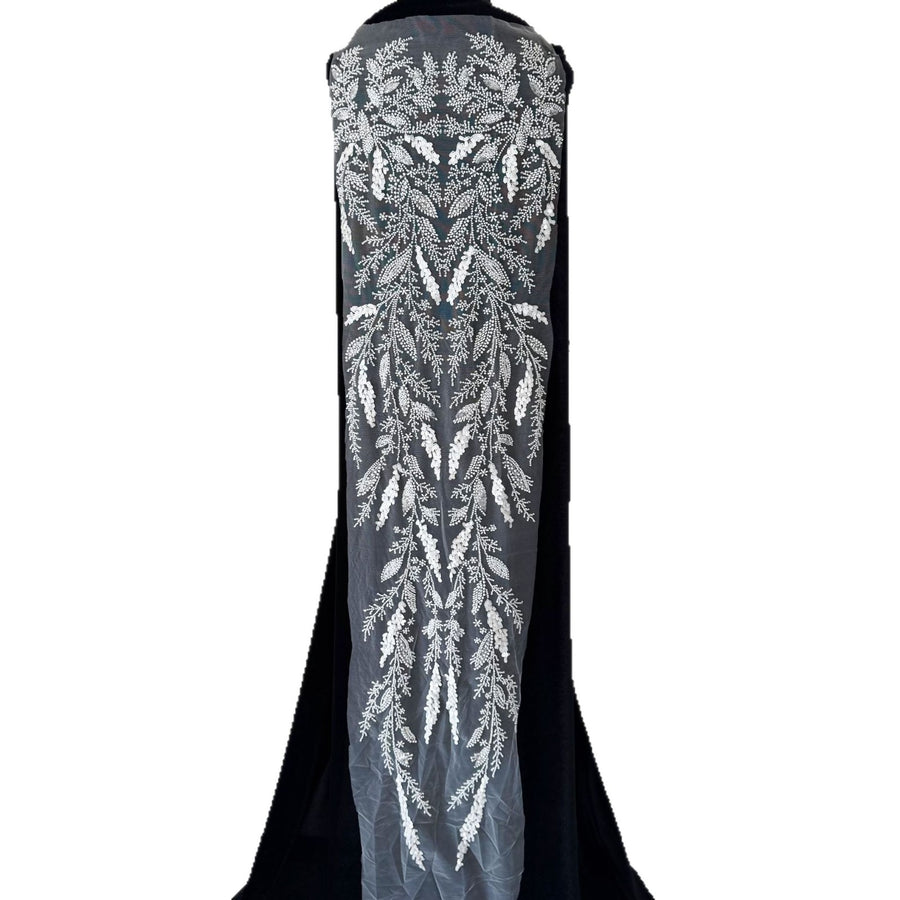 Zh480 fabric beading embroider organza lace computer beading clothing cheongsam curtain decorative accessories