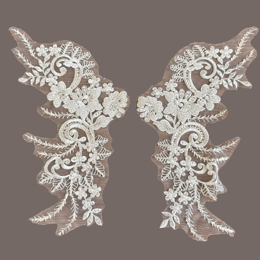 3D Organza Lace Flower Handmade Accessories - DIY Wedding Veil, Clothing Patch & Jewellery Material (D70)