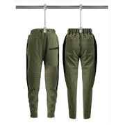 Gray boys slim fit knit pants with stretch for ages 4-12 years
