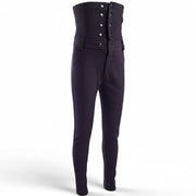 child wearing kids high waist denim jeggings stretch skinny jeans for everyday and smart outfit